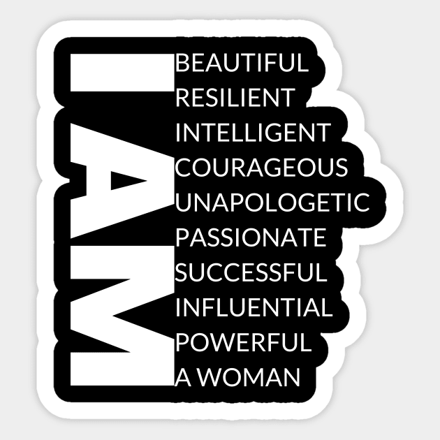 I AM Sticker by West Virginia Women Work